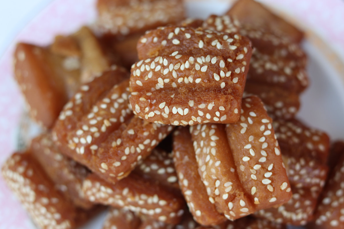 厂家直销400g盒装蜜三刀两盒装传统糕点特产包邮(偏远地区除外)