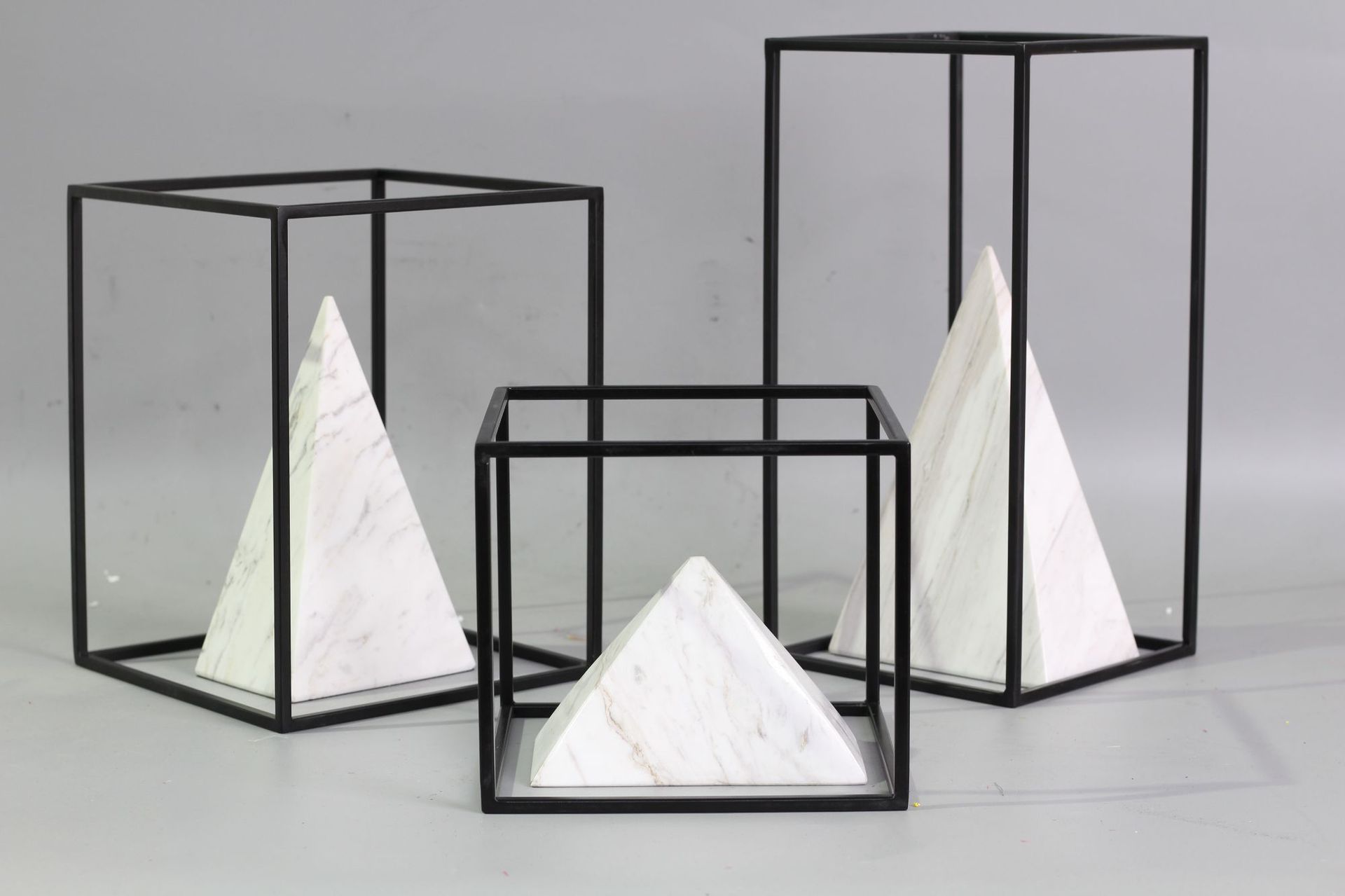 (白色/绿色/黑色大理石 框架)摆件工艺品简约装饰品现代摆件