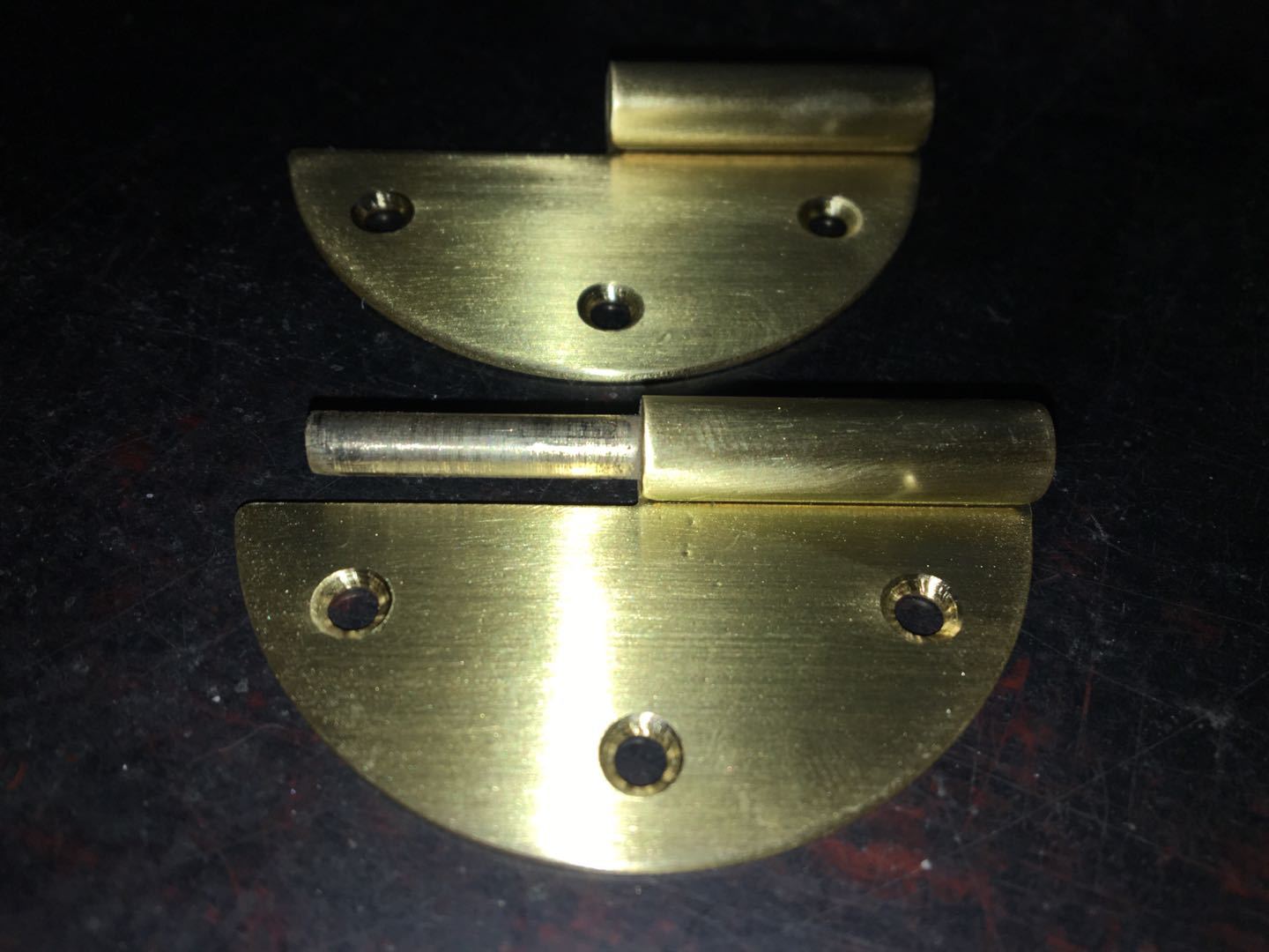 厂家批发黄铜圆形合页柜门铰链拆卸合页古铜圆合页5公分