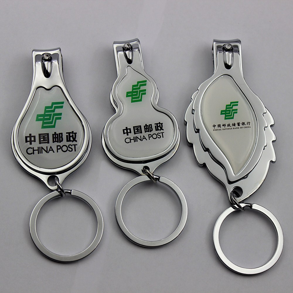 Large Bottle Opener Nail Scissors Keychain Gourd-Shaped Nail Clipper Advertising Gift Nail Clippers Three-in-One Nail Clipper