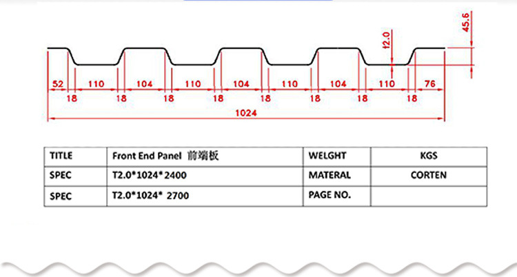 定制加工集装箱端板 厚度长度定制端板 集装箱瓦楞板
