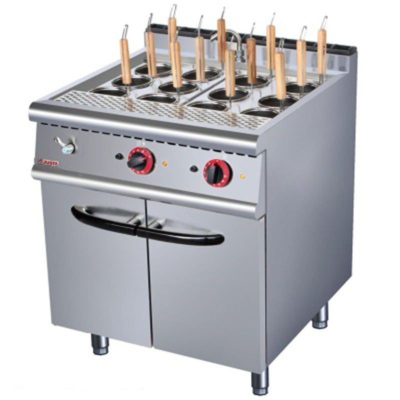 justa煮面机12头电热煮面机佳斯特jzhtm12电煮面炉连柜座