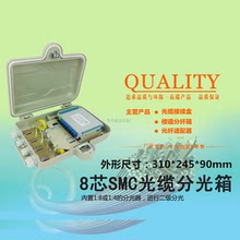 电信SMC插片式1分8宽带入户光分路器箱光纤分纤箱FTTH分线盒