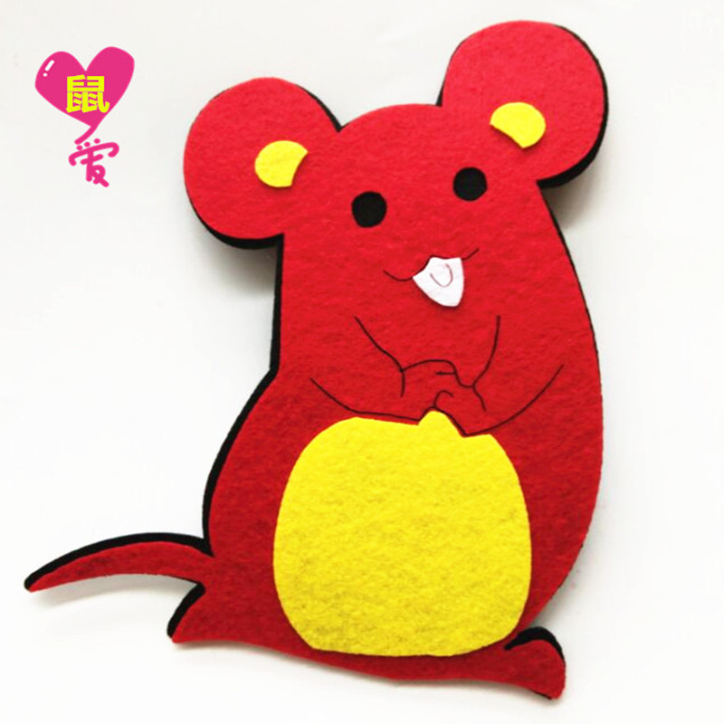 小学幼儿园儿童房间可移除墙面贴画无纺布卡通动物12十二生肖装饰