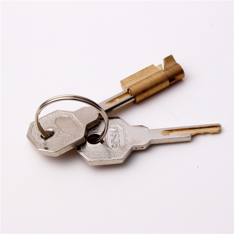 冰箱锁芯 小锁芯 铜柄小锁芯 全铜弹子锁芯 全铜弹子冰箱锁