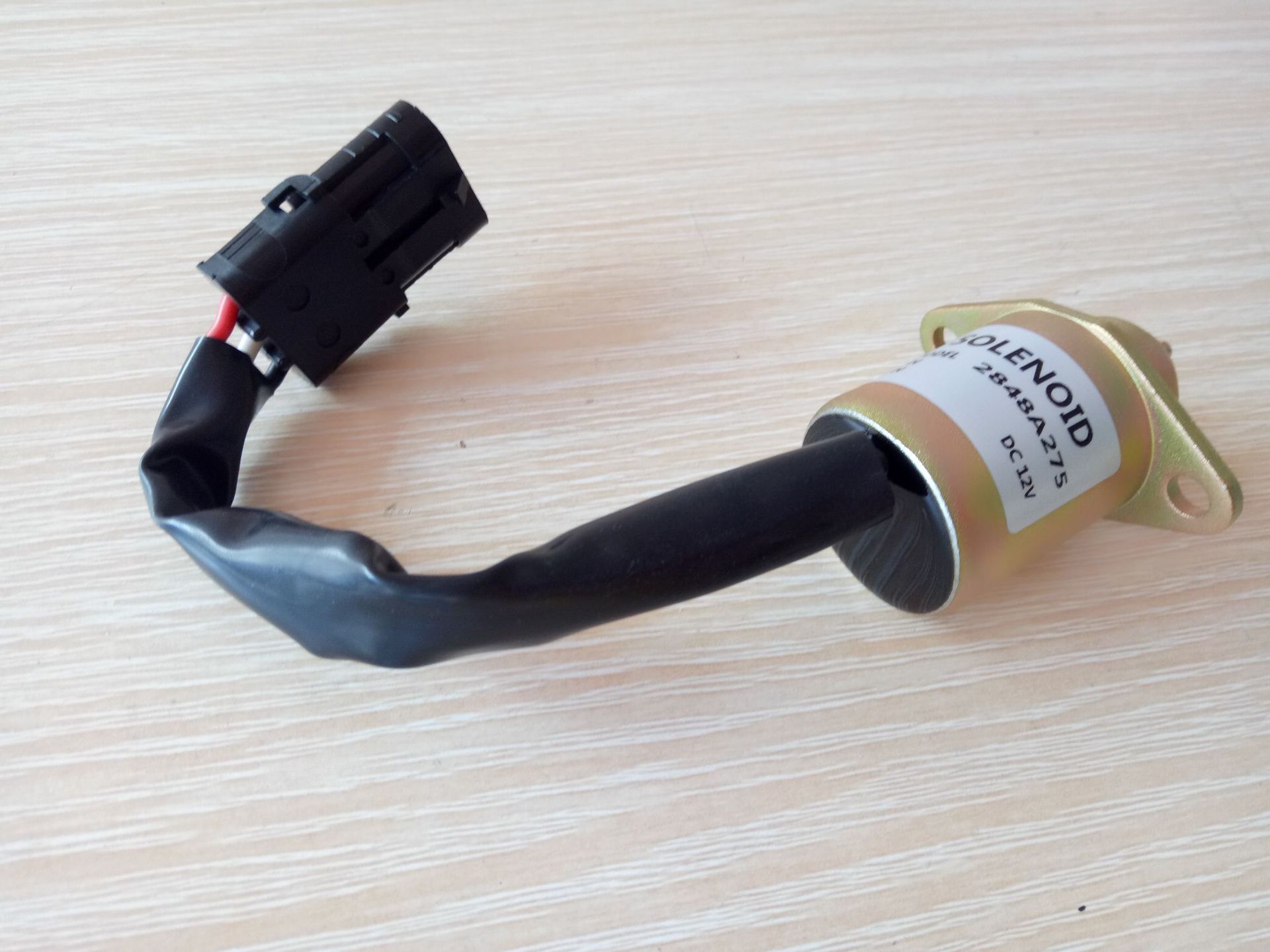 挖掘机配件熄火开关sa-4934-12 扁插电磁阀熄火开关 2848a275