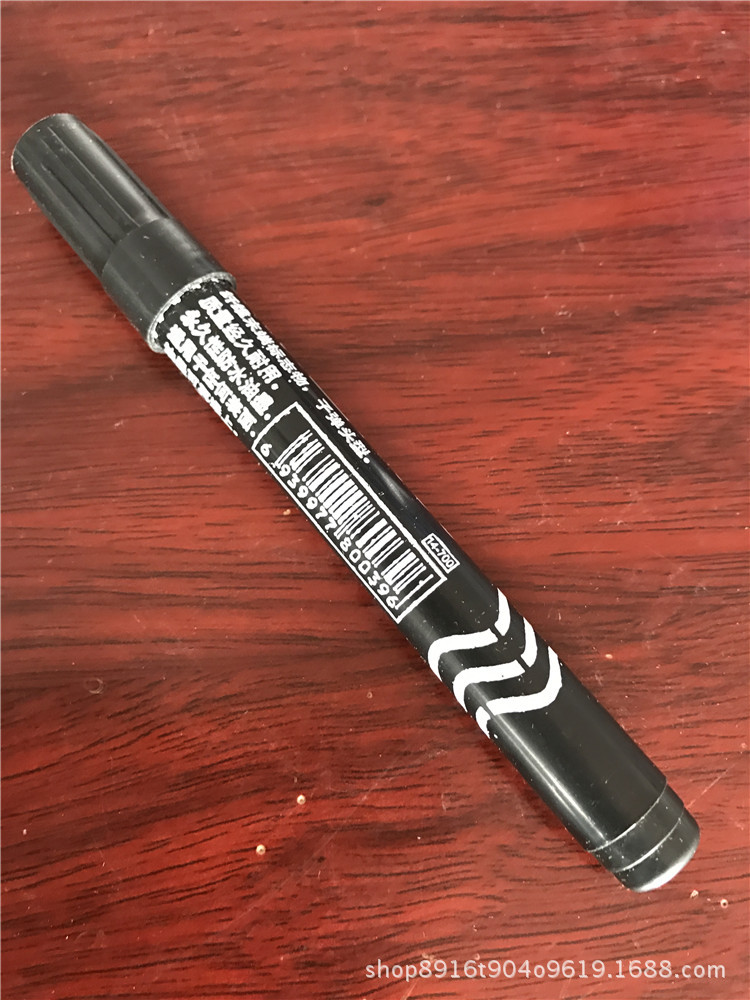 厂家批发仓库物流快递签字笔 耐用油性大头笔黑红蓝三色一件代发