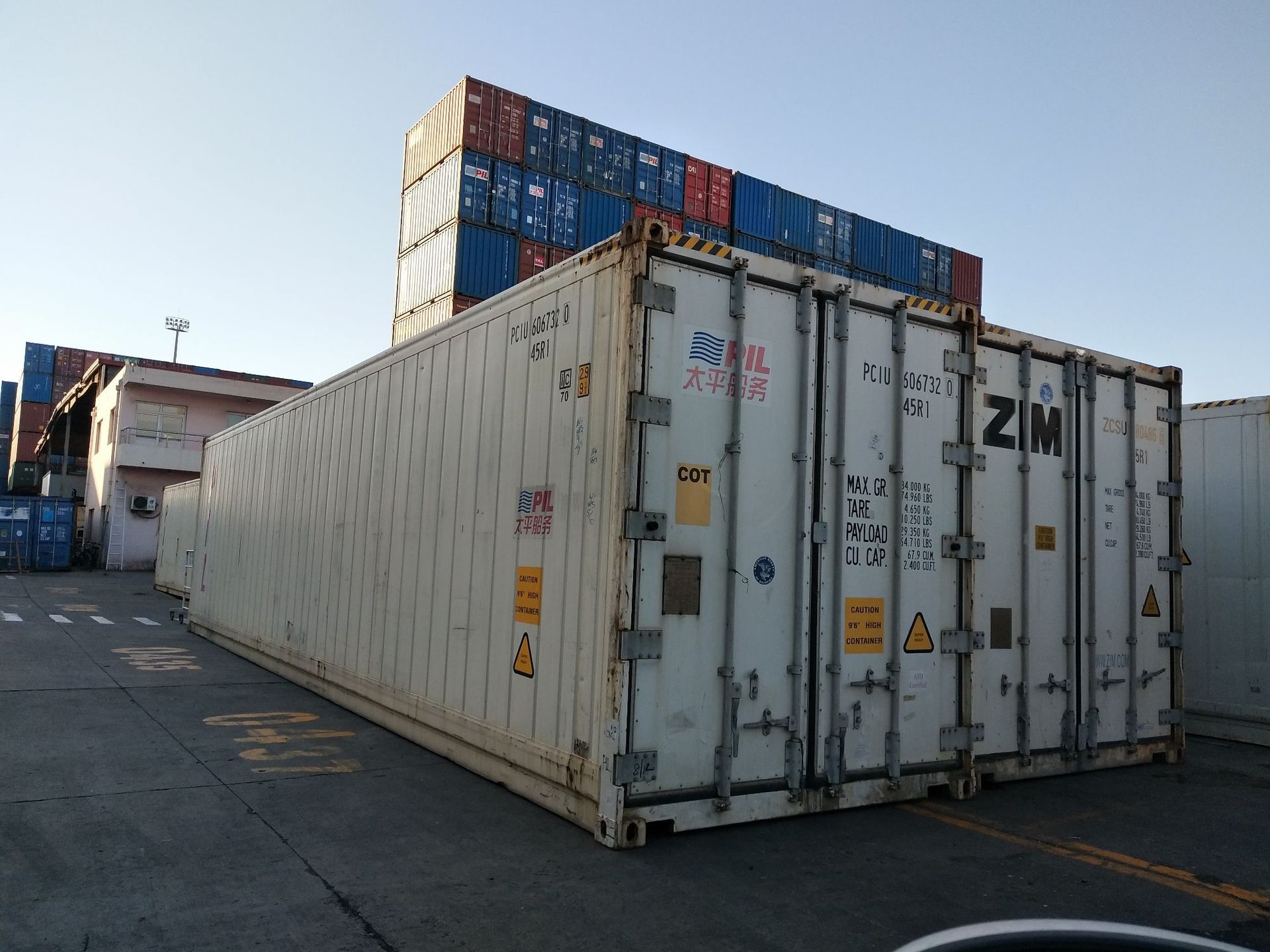 烟台出售回收二手集装箱铁皮集装箱冷藏集装箱集箱