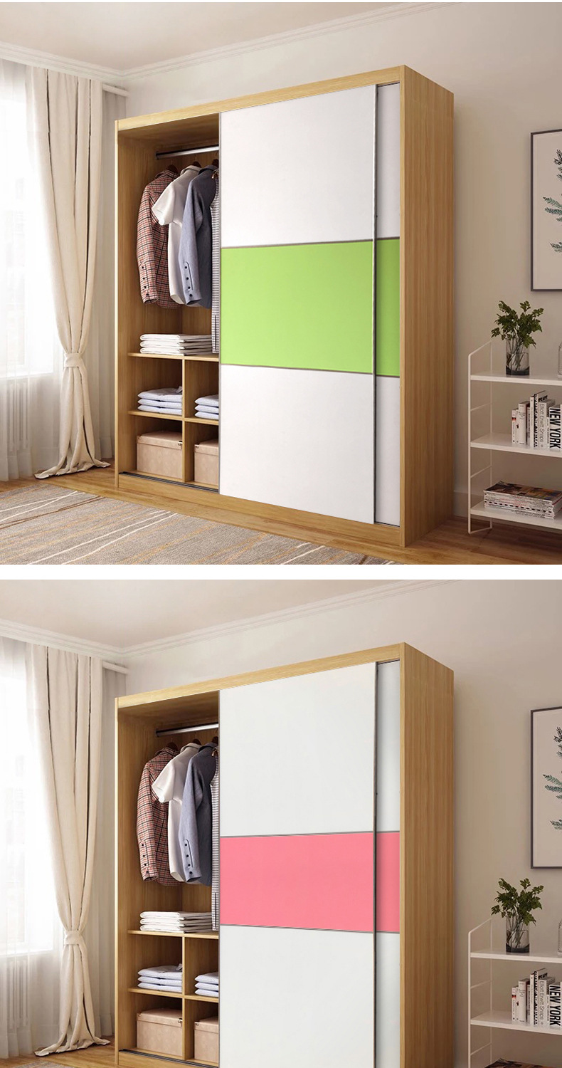 佛山厂家直销生态板平移门 推拉门 加工批发 定做滑动门 衣柜门