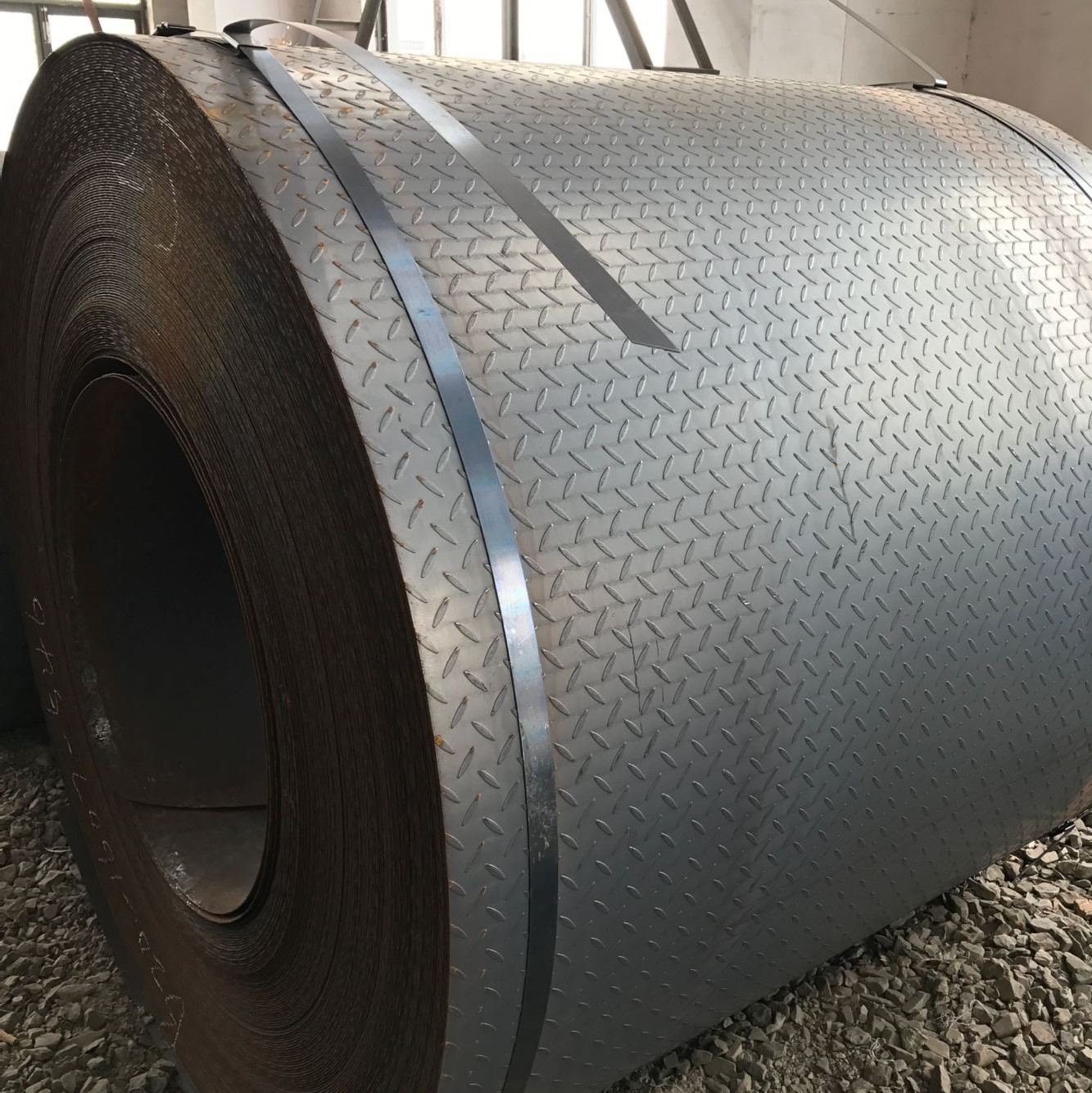 吴中现货扁豆型花纹板3mm 防滑铁板 q23b花纹钢板板特价促销