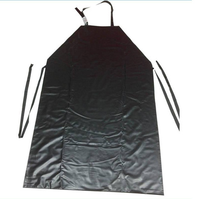 加厚黑色雨衣布围裙