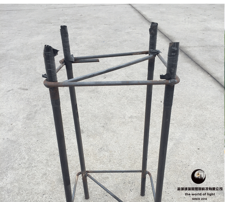 监控杆地笼庭院灯地笼庭院灯预埋件高杆灯监控立杆基础道路灯地笼