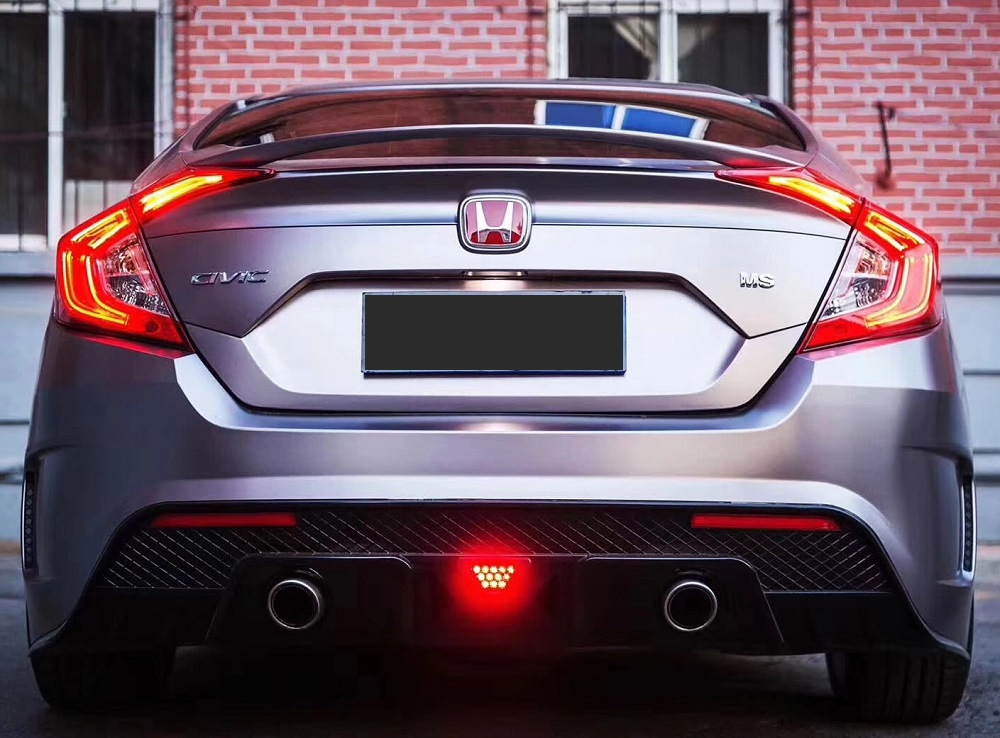 十代思域大包围改装ms款大包围civic大包围前杠后杠中网尾嘴尾翼