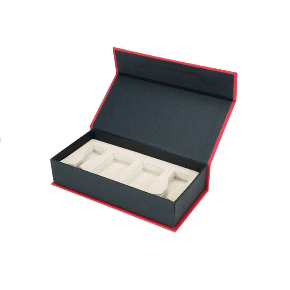 生日礼品密度板口红包装木质精装异形盒高档粉色香水盒订做