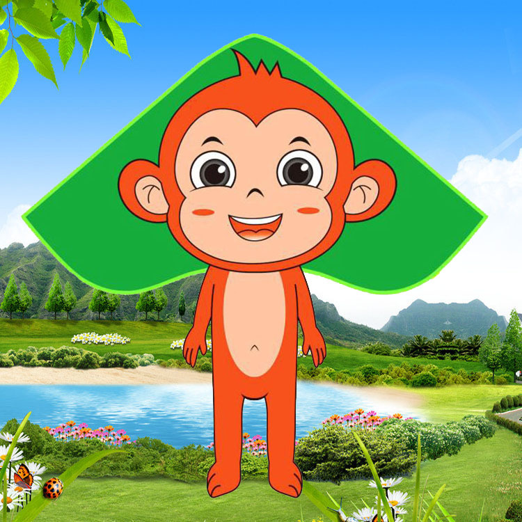 4*1.4米猴,熊 猫风筝 潍坊 儿童拼风筝 厂家发