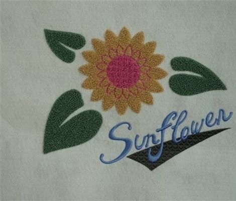 绣花介绍——毛巾绣