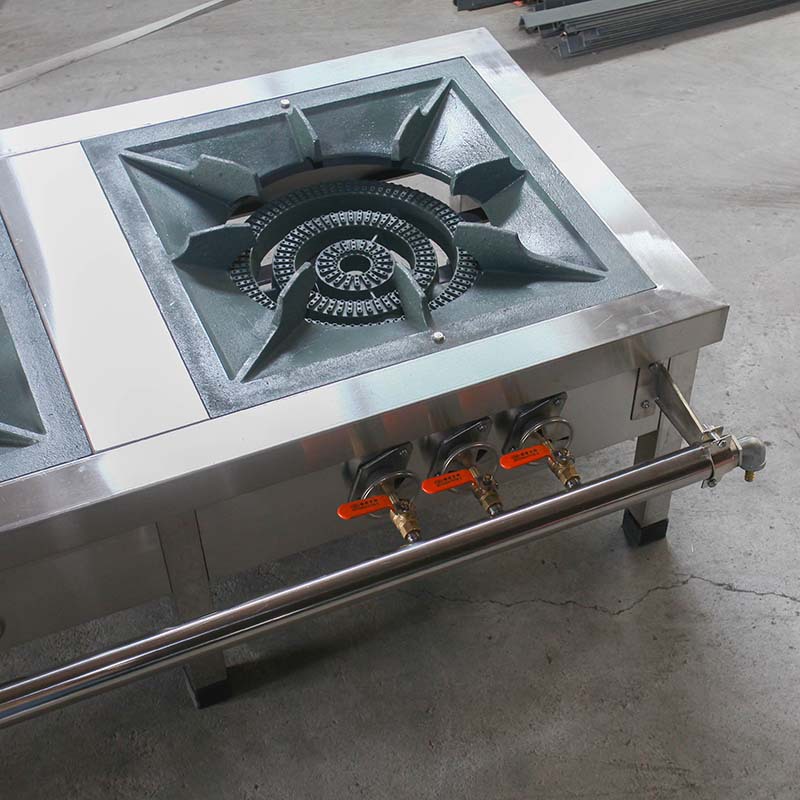 燃气双头矮汤炉商用矮脚炉煲汤炉矮仔炉煤气炉大锅汤低汤灶