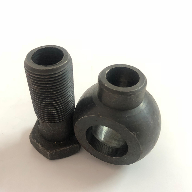 现货直销铰接接头液压铰接管接头管焊接液压球形空心接头