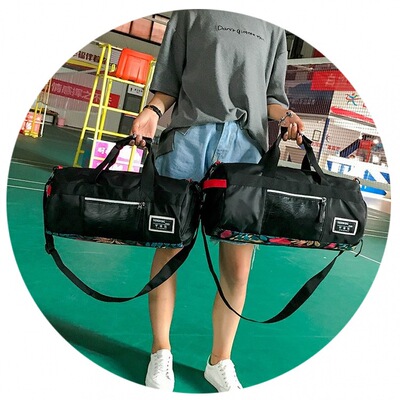 mji62019夏季新款防水牛津纺健身包手提大包健身包情侣旅行袋瑜