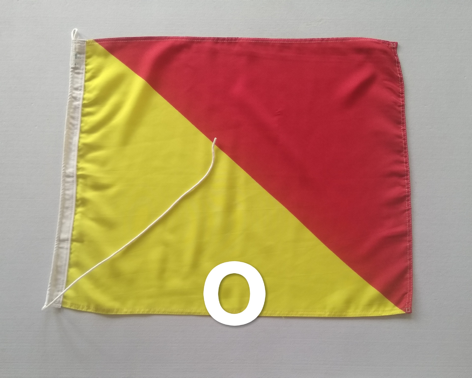 定制手工水印海事旗300d旗纱100d春亚纺110克经编布正反面无色差