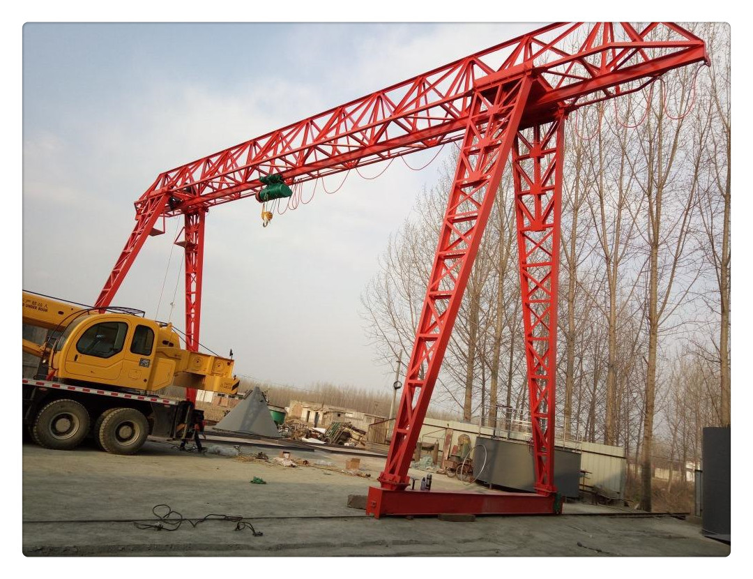 供应出售mh型花架龙门吊 定制mh上包下花型门式起重机龙门吊