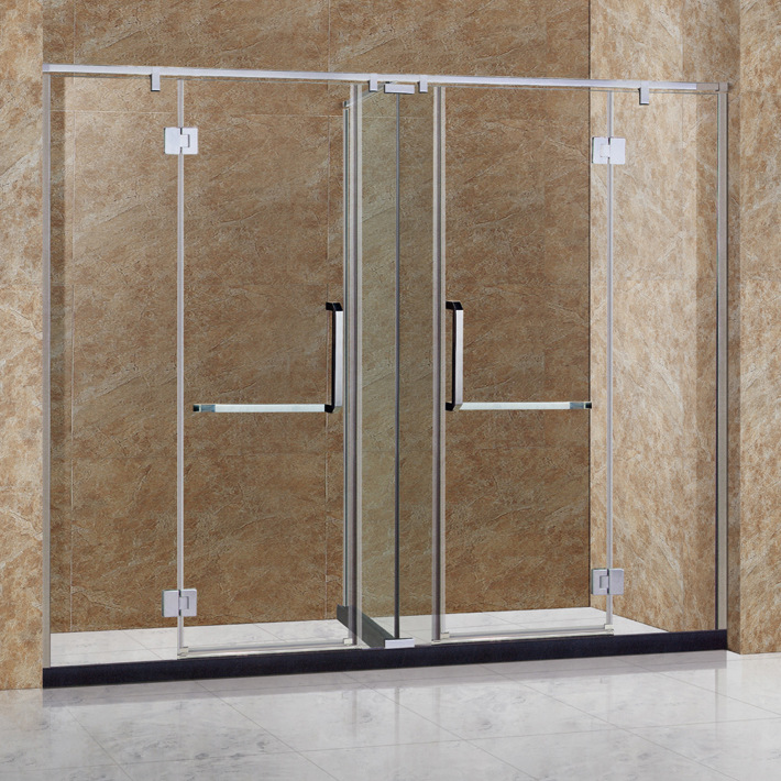 t字型淋浴房非标定制淋浴隔断一字型卫生间玻璃门定做浴室屏风