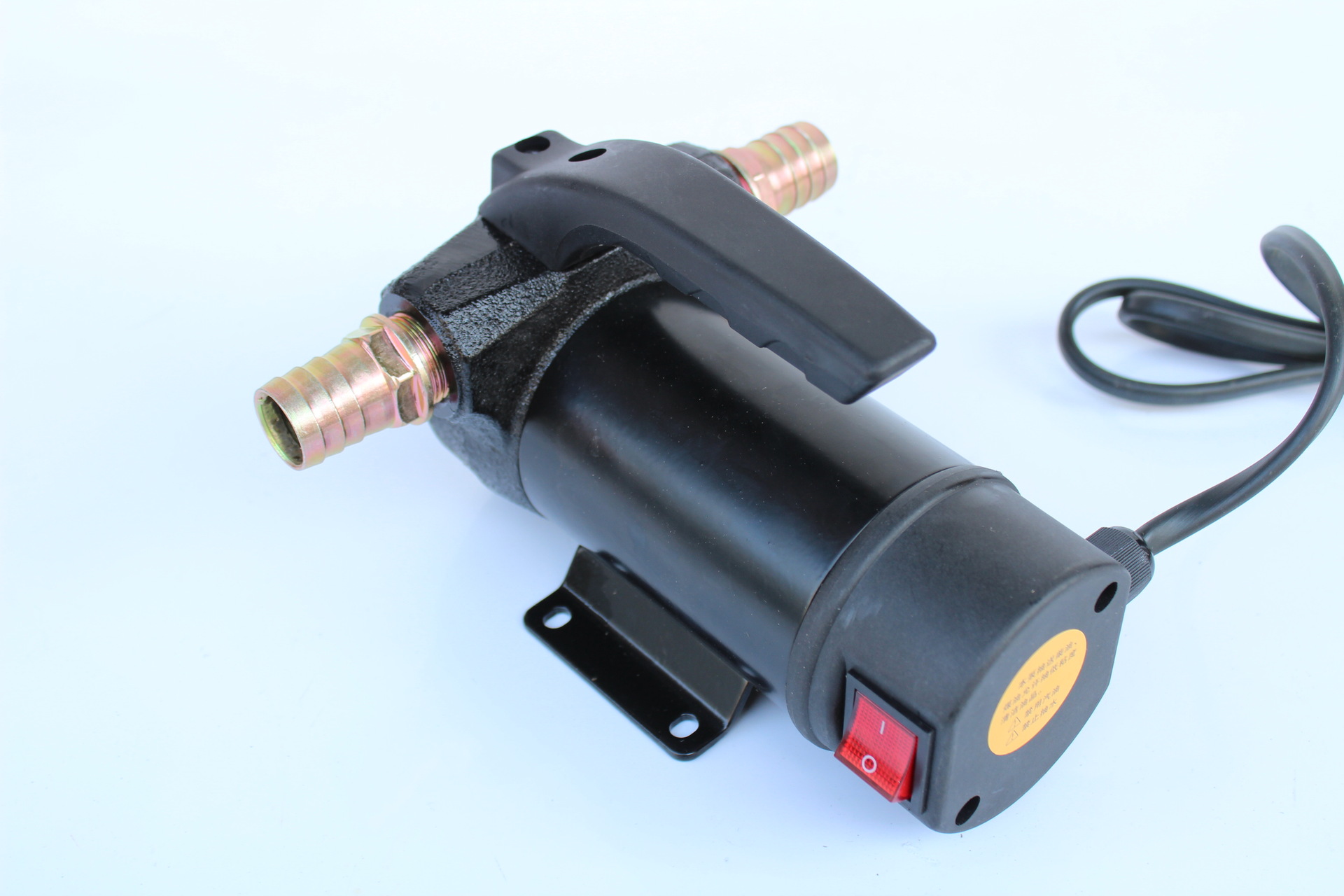 12v24v直流抽油泵自吸电动油泵70升大流量每分钟加柴油泵带滤清器