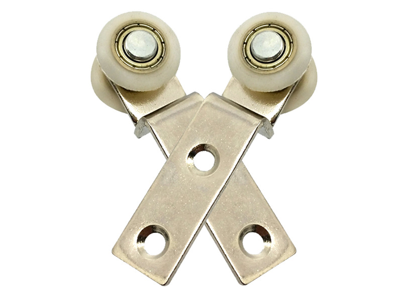 单门趟门轮木门简易吊轮滑轮推拉门吊滑轮移门吊门轮吊轨道滑轮