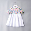 girl 2019 A summer Dress Sweet Children's clothing Cotton strapless Short sleeved Embroidery Princess Dress One piece On behalf of D04 girl 2019 A summer Dress Sweet Children's clothing Cotton strapless Short sleeved Embroidery Princess Dress One piece On behalf of D04