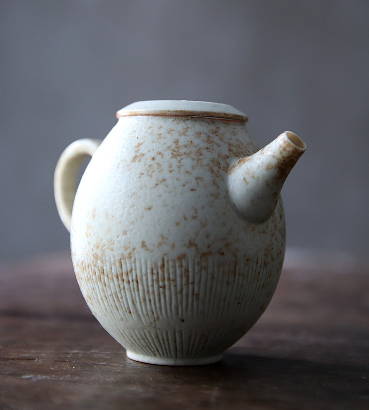 楚瓷景德镇粗陶手工茶壶泡茶壶柴烧功夫小茶壶日式禅意主人壶