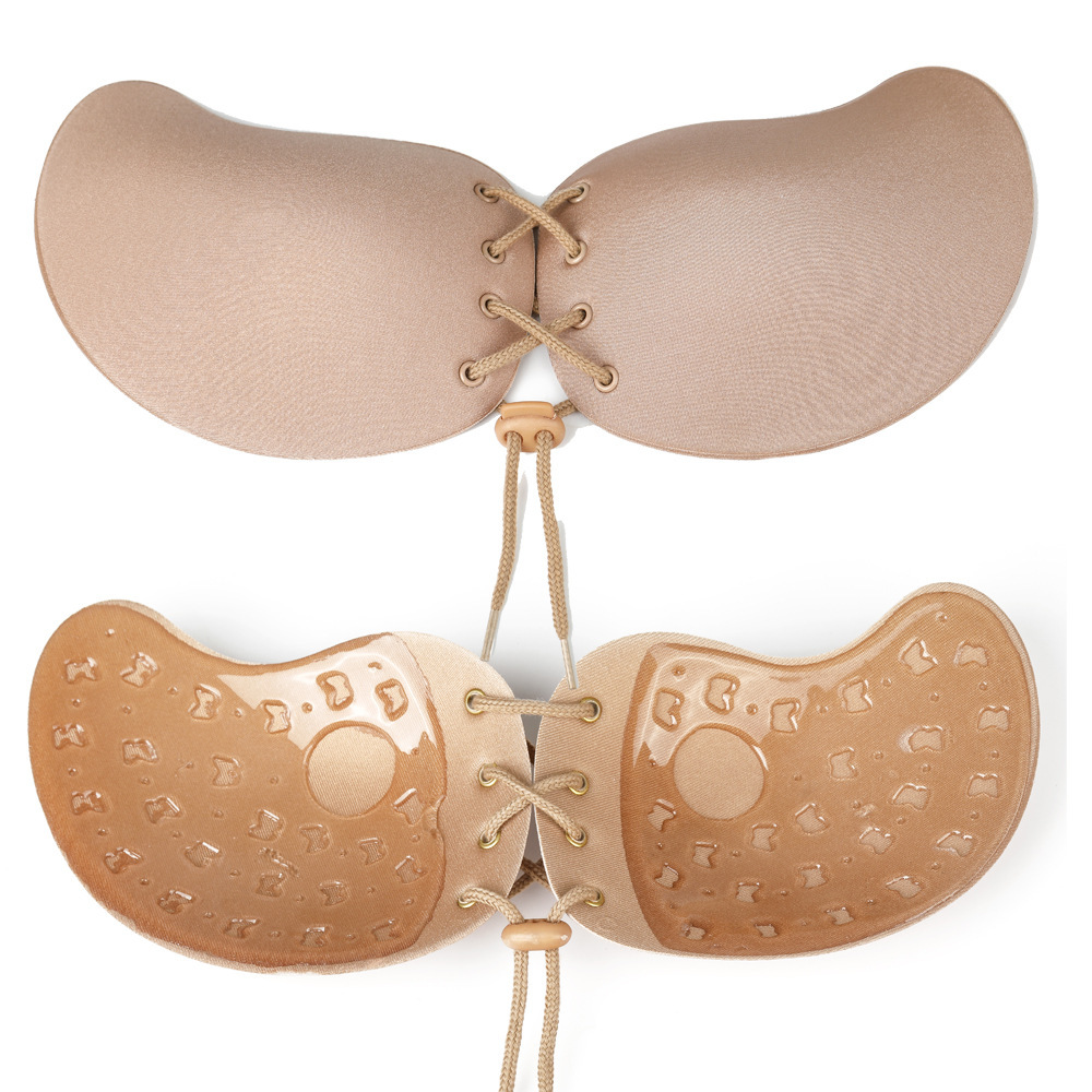 拉拉女神拉绳隐形内衣胸罩天使之翼隐形文胸硅胶婚纱文胸厂家直销