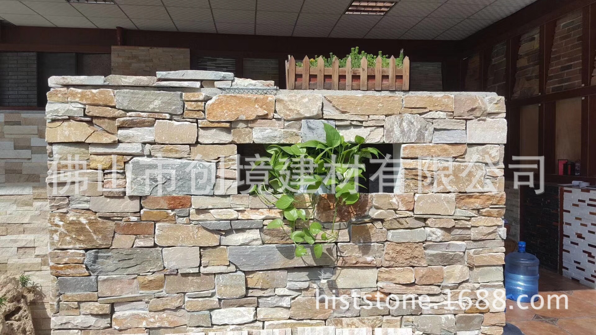 文化石庭院景墙效果图,文化石外墙效果图图片,庭院水景墙效果图_大山谷图库