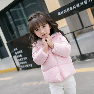 儿童星星宝宝服棉外套秋冬俏皮新款横塘棉服婴幼男女童贴心小棉袄
