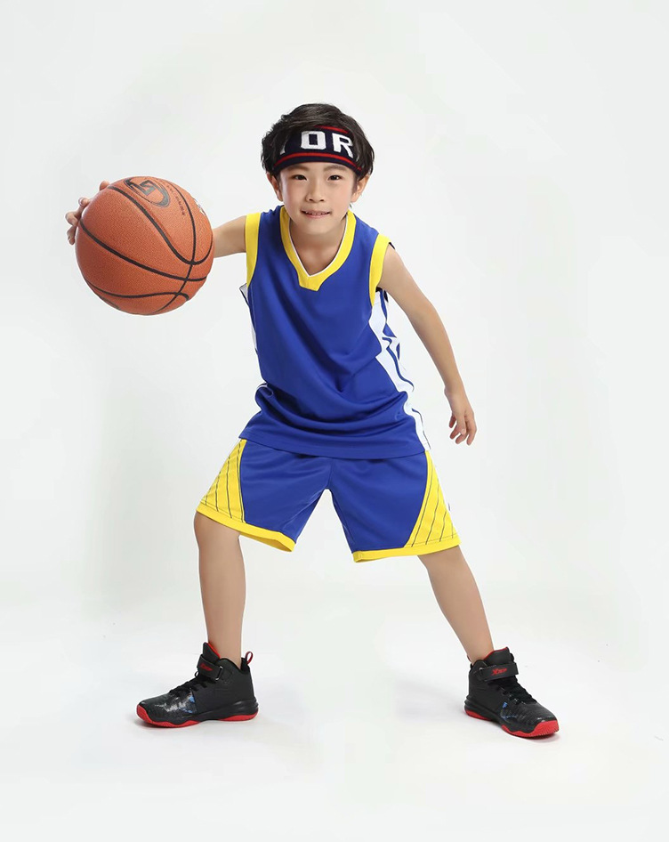 2018新款儿童篮球服套装男士速干透气运动背心小学生比赛训练队服
