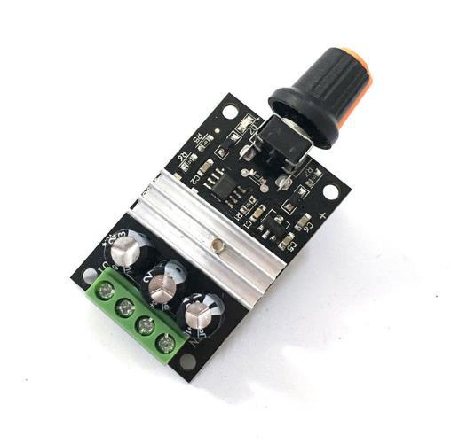 直流电机调速器5v-16v12v调速开关10a开关功能led调光调速模块064