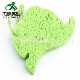 工厂加工泡棉木浆棉宝宝喜欢的沐浴绵辅助包装材料