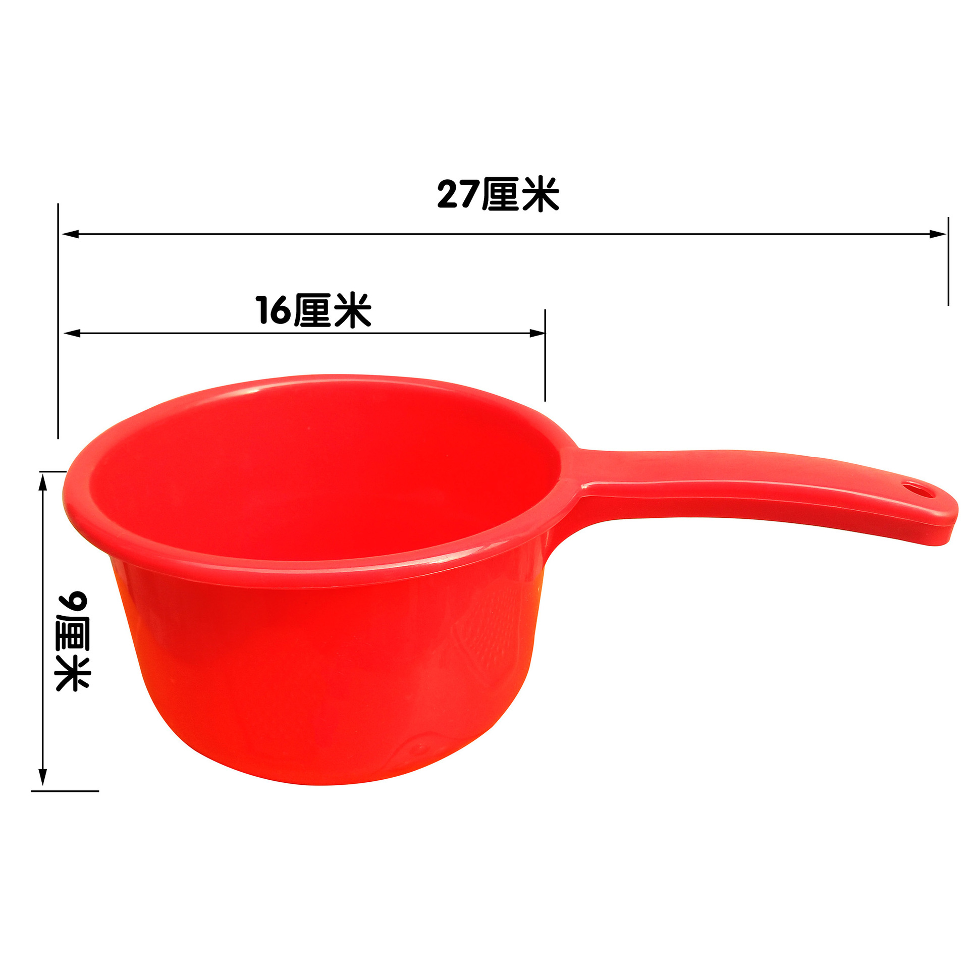 厂家直销加厚塑料水舀子 塑料水瓢 宝宝儿童沐浴洗发用水勺