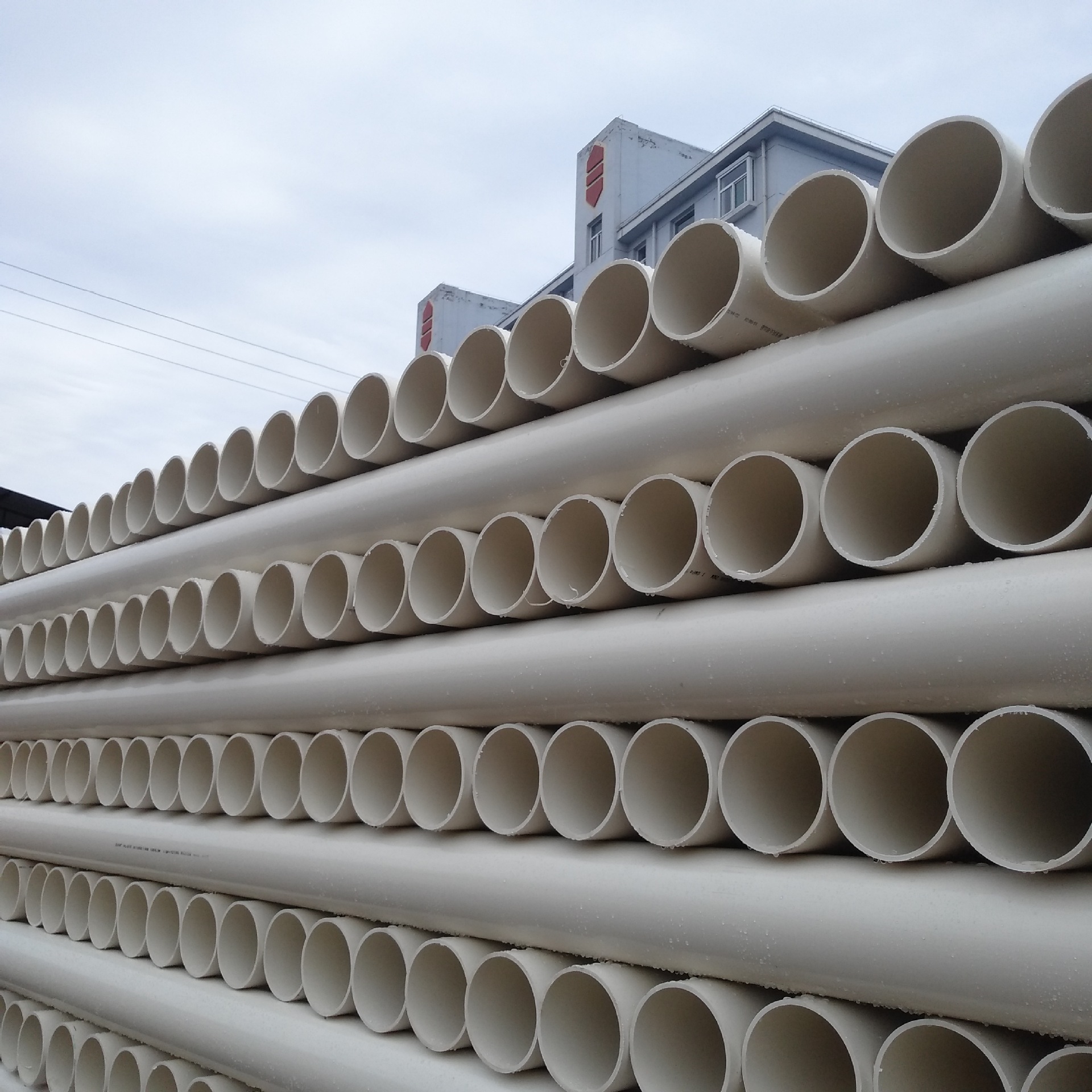 pvc给水管 供水管 白色上水管 外径75mm塑料管 现货销售给水管材