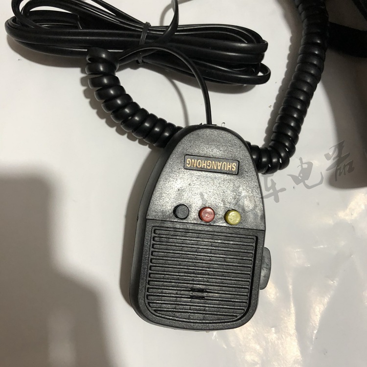 适用汽车改装三音喇叭警报器高音报警器喇叭带话筒喊话播音器喇叭