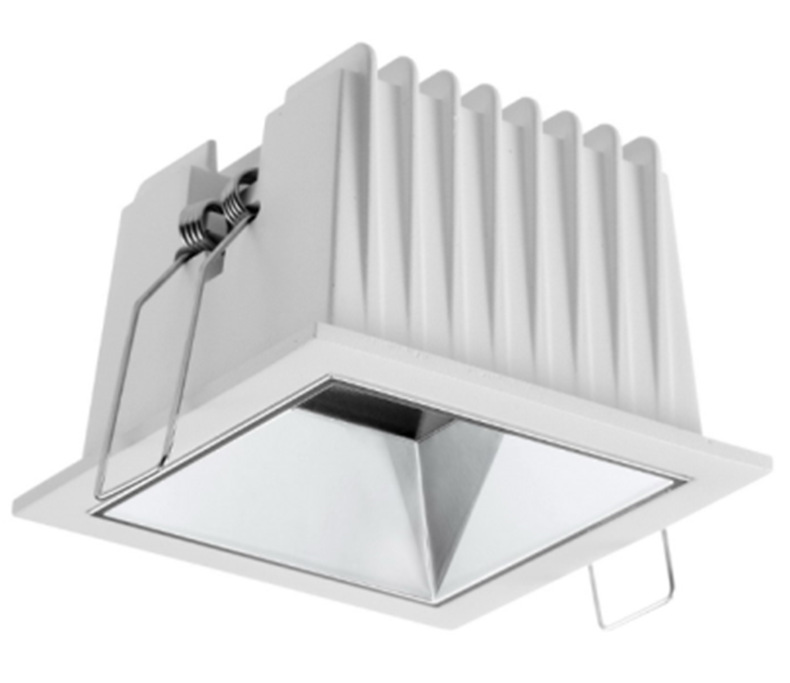 厂家直销led方形筒灯方形嵌入式天花灯 led开孔方形筒灯酒店家装