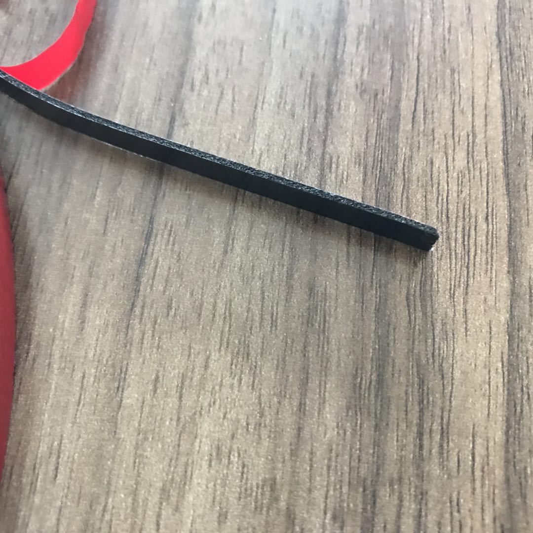 江苏杰立红膜0.8毫米厚10倍黑色pe泡棉胶带