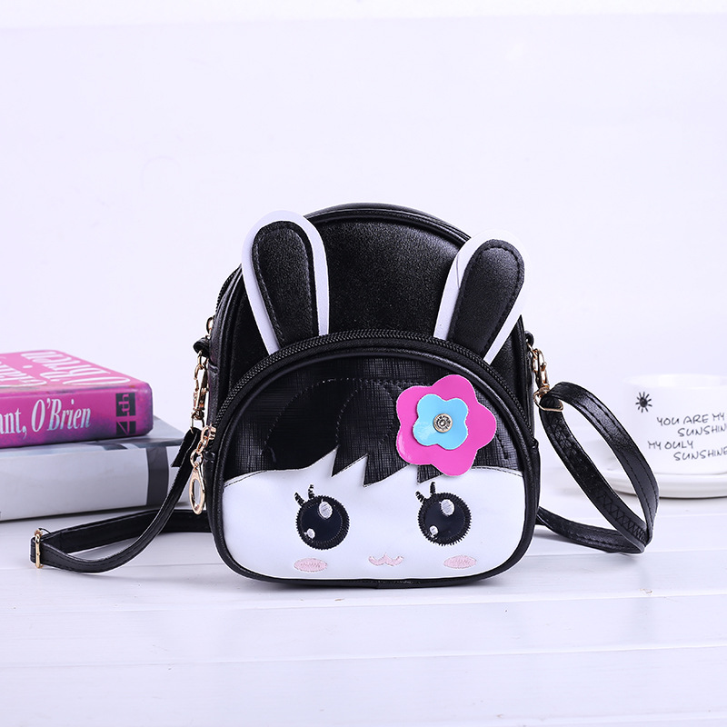 Kindergarten Women's Bag Cartoon Small Bookbag Two Shoulders Cross-Body Dual-Use Bag Baby's Backpack Ultra-Light Embroidery Gift Bags Wholesale