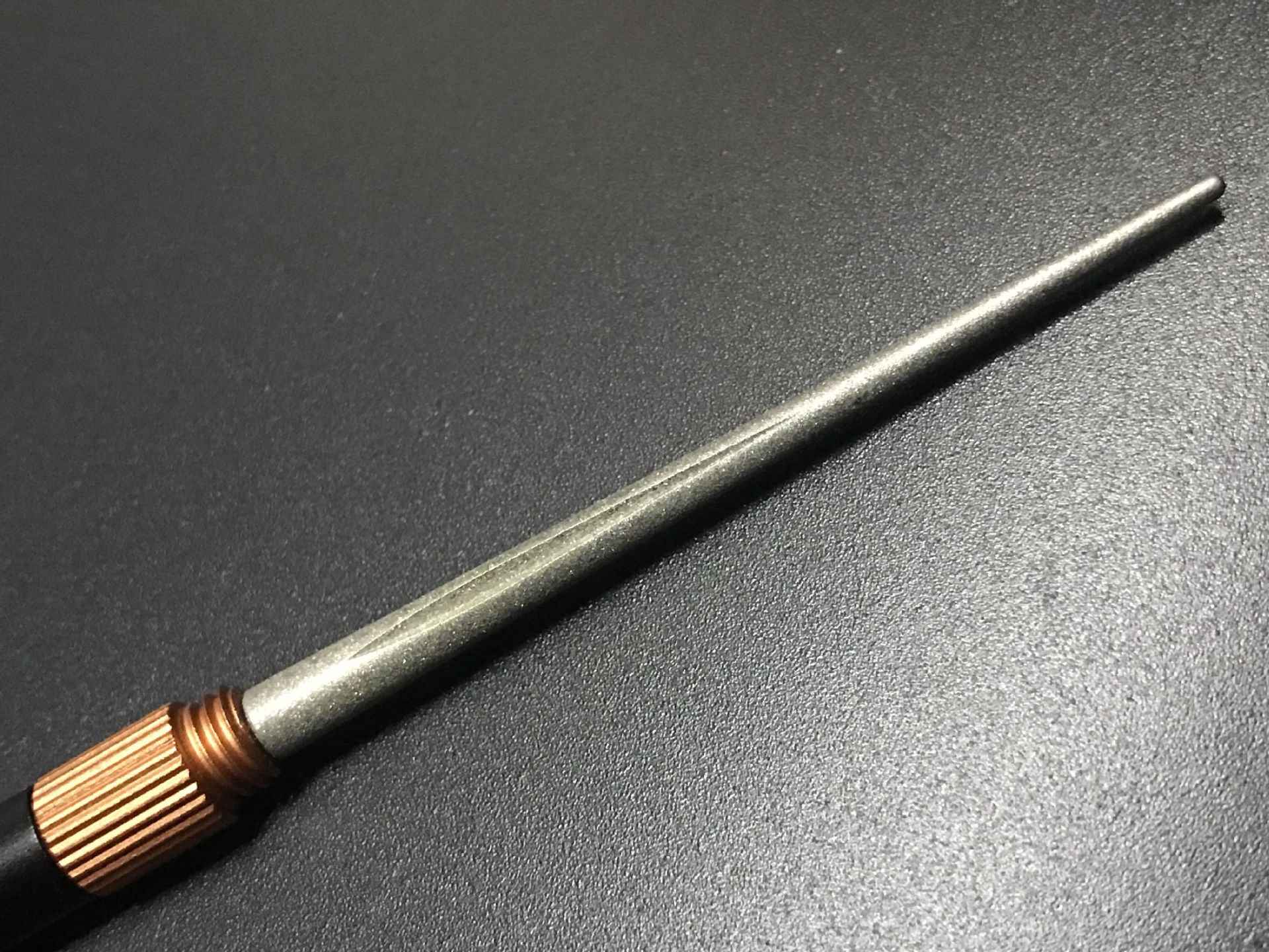 蓝光迷你便捷小刀磨刀棒不锈钢镀金刚砂不易磨损钓鱼钩磨具批发