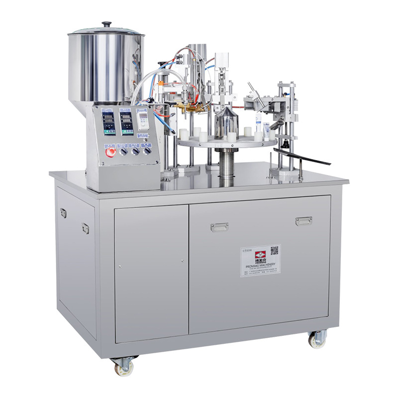 半自动铝管灌装封尾机金属药膏铝管灌装折尾机ab胶水鞋油铝管灌装