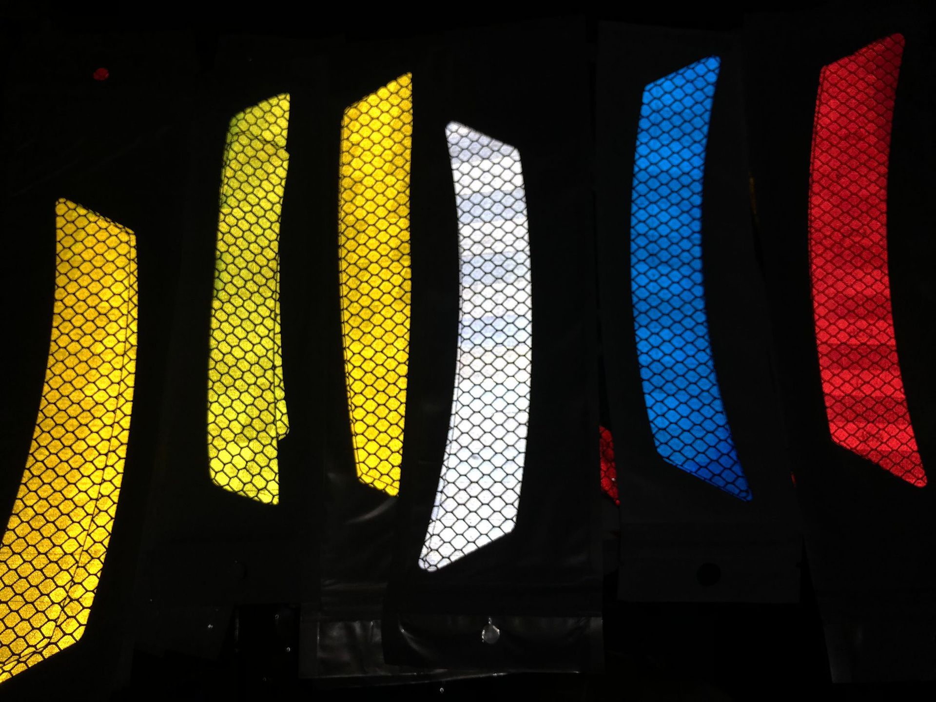 轮眉反光贴条美版加规汽车前杠车贴 钻石级前杠反光条 警示贴