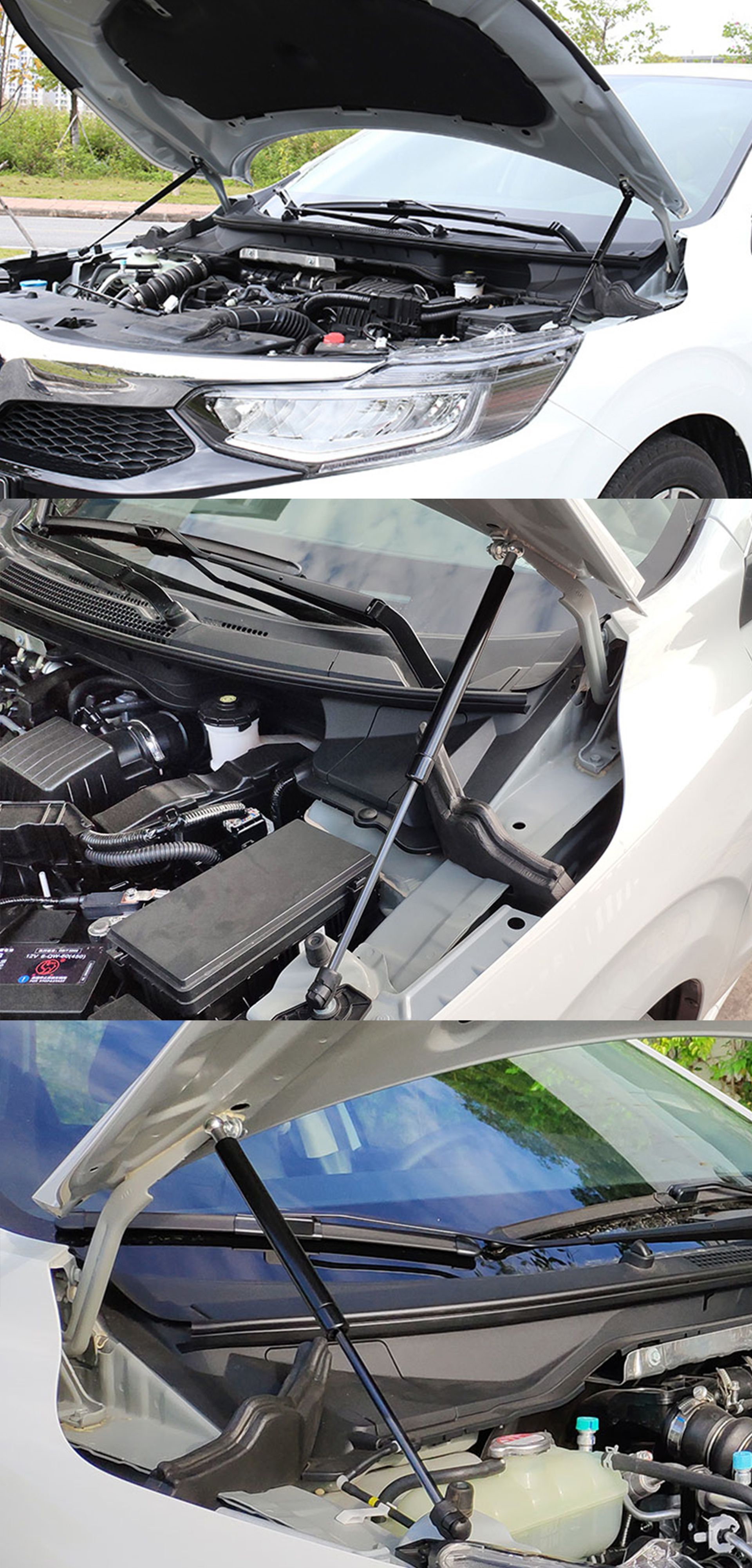 2019款凌派改装引擎盖液压杆 前盖液压支撑杆 气撑杆 机盖气弹簧