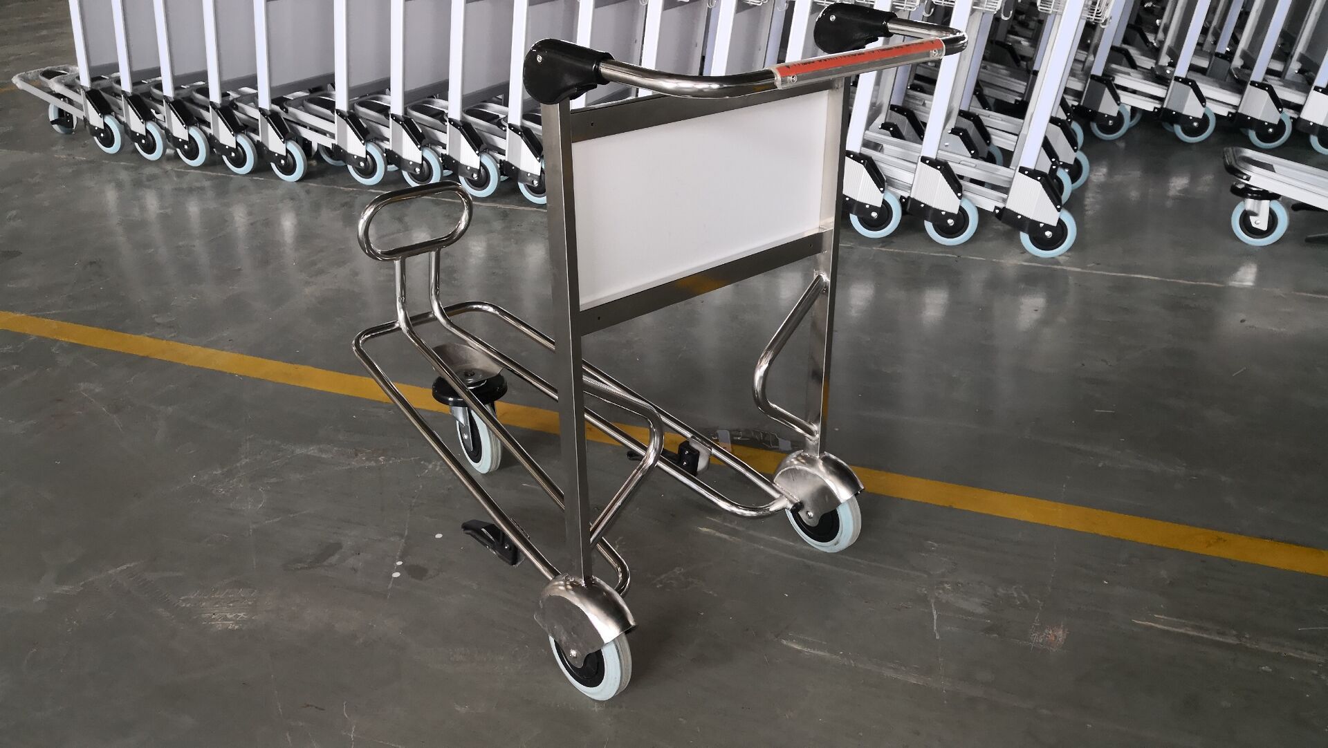 js-alt11 不锈钢机场车价格优惠 可定做 行李车