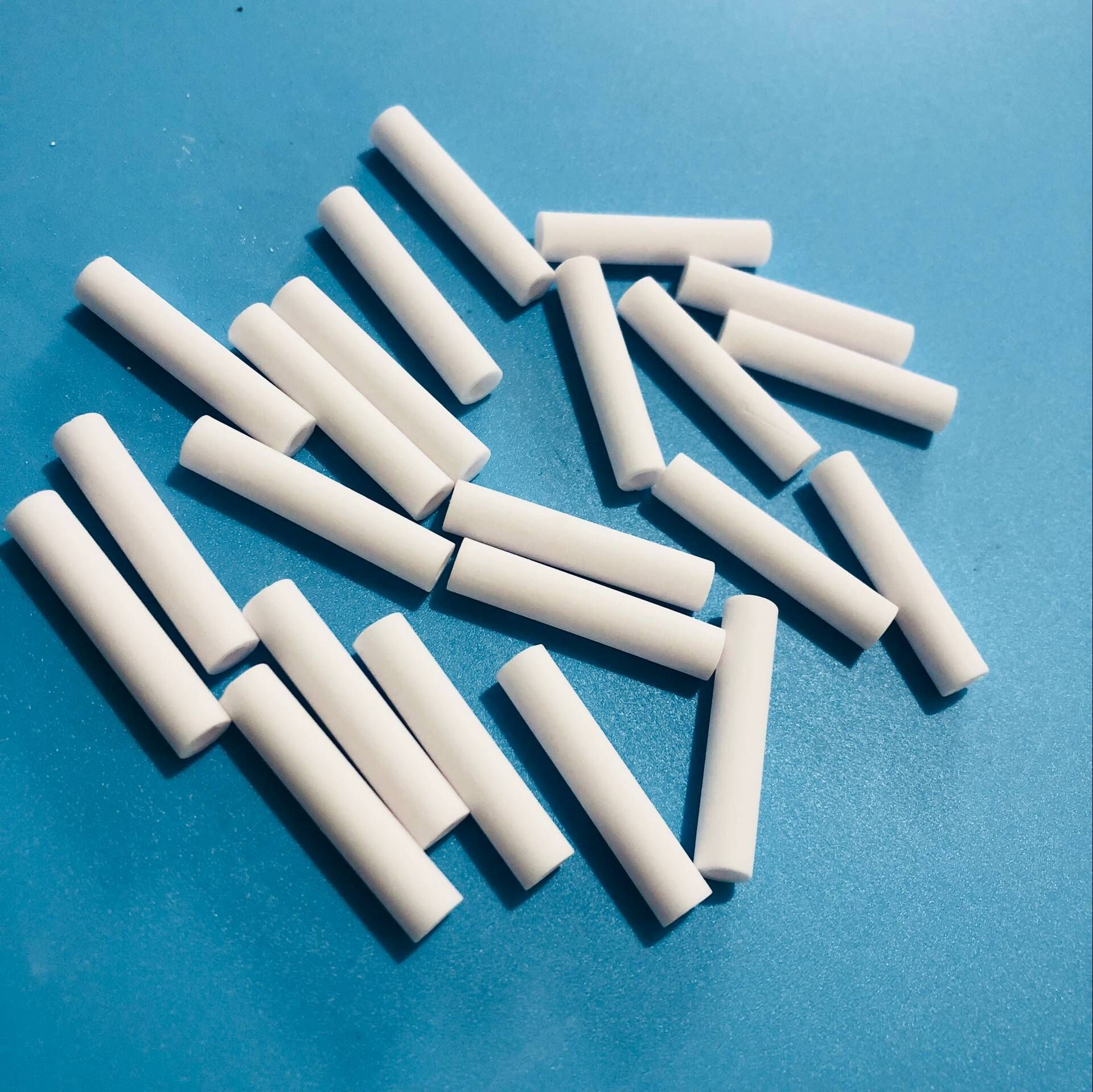 氧化铝陶瓷管 绝缘陶瓷穿线管 6.5*4*32 宜兴工业陶瓷内径4