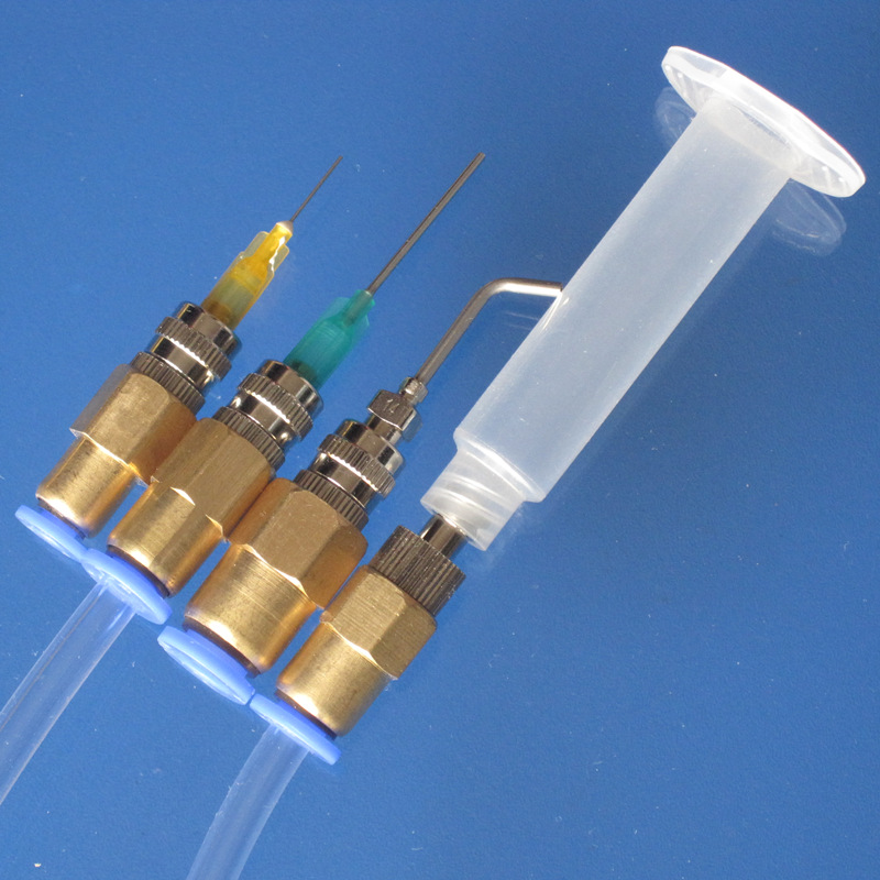 快速气管转接头点胶机吹气接头 工业用4mm6mm8mm吹气转接针头