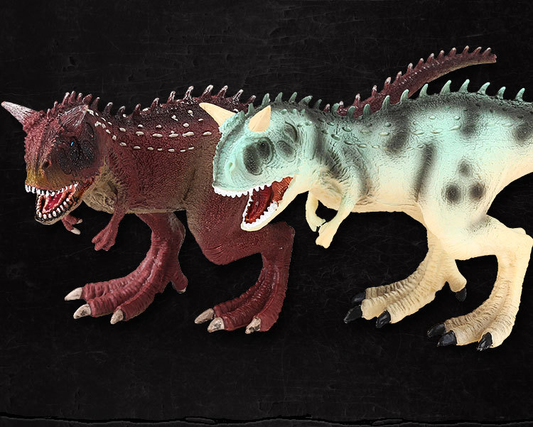 跨境精品仿真恐龙模型 食肉牛龙 实心肉食恐龙玩具 早教认知手办